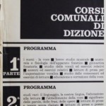  1968 città di Torino corsi dizione locandina 35x100 