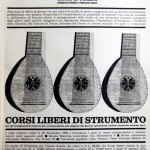  1969 città di Torino corsi di strumento manifesto 50x70 