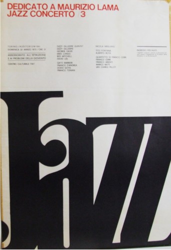 1970 concerto jazz poster50x70
