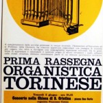  1971 città di Torino concerti organo locandina 35x100 