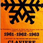  1973 città di Torino locandina gare sci 