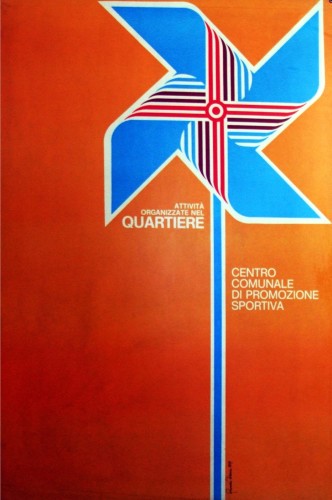 1979 città di Torino quartieri manifesto 70x100