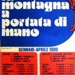  1980 città di Torino montagna... locandina 35x100 